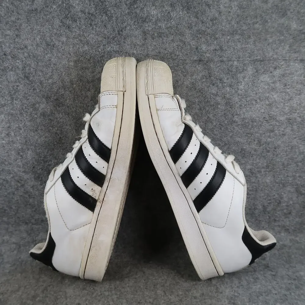 Adidas Shoes Mens 7.5 Superstar Sneakers Casual Lace Up Trainer Lifestyle White